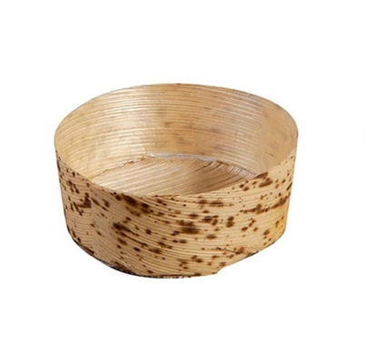 Eco Friendly Tasting Disposable Dessert Cups Bamboo Leaf 2.75inch
