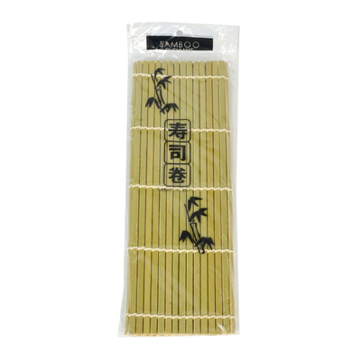 Disposable Green Bamboo Sushi Rolling Matt Sheet 24x24cm