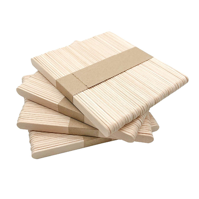 FDA Jumbo Craft Wooden Ice Cream Stick Custom Popsicle Sticks