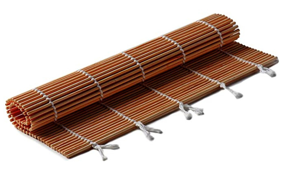 FDA Carbonized Bamboo Sushi Roll Mat Handmade Sushi Tools