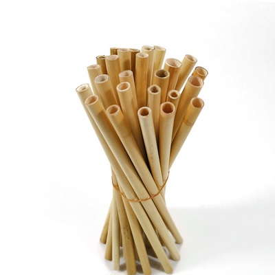 Eco Friendly Smoothie Bamboo Drinking Straws BPA Free 15cm