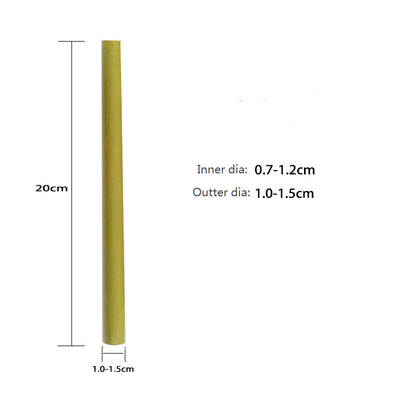 20cm Biodegradable Cocktail Straws Bamboo Straws Bulk 250 Pack