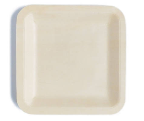 5.5inch Organic Disposable Bamboo Camping Plates For Catering Supplies