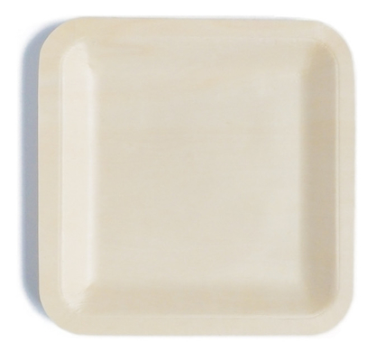 7inch Disposable Wooden Plates Compostable Plates Bulk For Parties Weddings Camping