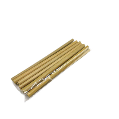 100% Biodegradable Reusable Bamboo Drinking Straws For Smoothie 15cm