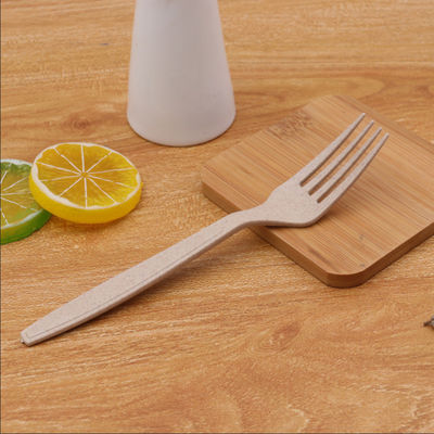 175mm Organic Wheat Fiber Disposable Knife Cutlery Eco Friendly For Travel