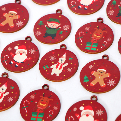 Wooden Decoration Ornaments Gift Plaque Tags Merry Christmas Wood Sign Tags