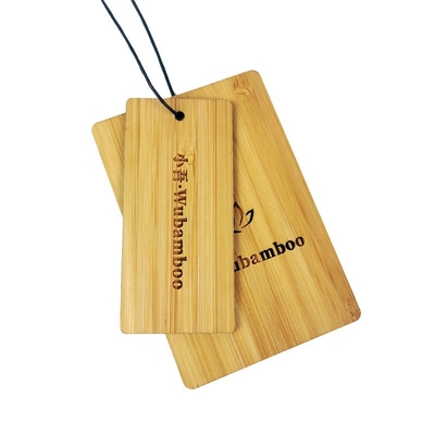 Bamboo Clothing Caring Tag With Information Printing