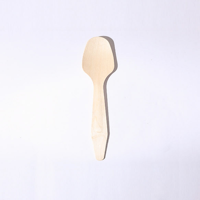 185mm disposable 100% natural material reinforced wooden coffee catering spoon wrapped individually for home and kitchen