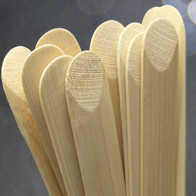 18Cm Disposable Biodegradable Bamboo Stuffing Spoon For Dumpling Wonton Stirring