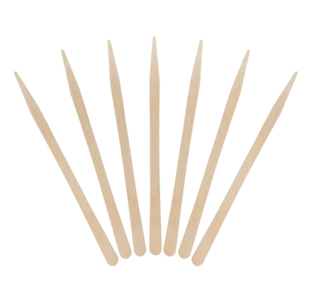 Natural 3.5 Inch Disposable Royal Wooden Sandwich Pick Burger Sticker For Food Eating
