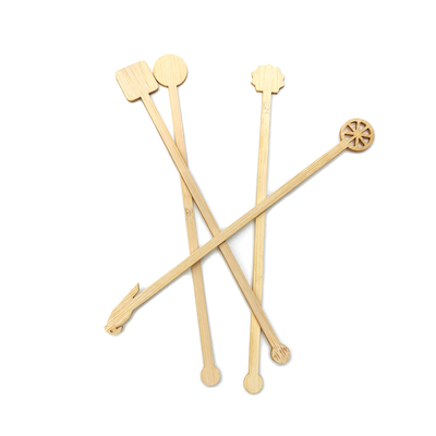 Disposable Carton Style Bamboo Cocktail Picks Fruit Food Bamboo Picks
