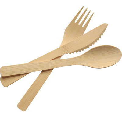 170 Mm Recyclable Biodegradable Eco Friendly Bamboo Utensils Bulk For Restaurant Bar