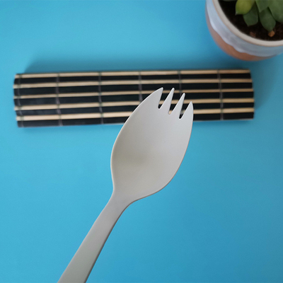 Disposable Cornstarch Knife Fork Spoon Primary Color Sustainable Food Packaging Environmentally Friendly