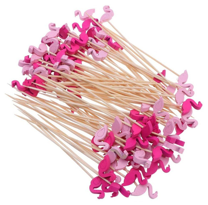 Bulk Natural Bamboo Cocktail Stick Decorative Toothpicks For Appetizers