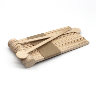 Disposable Round Head Birch Wooden Stir Sticks For Tea Coffee 150mm