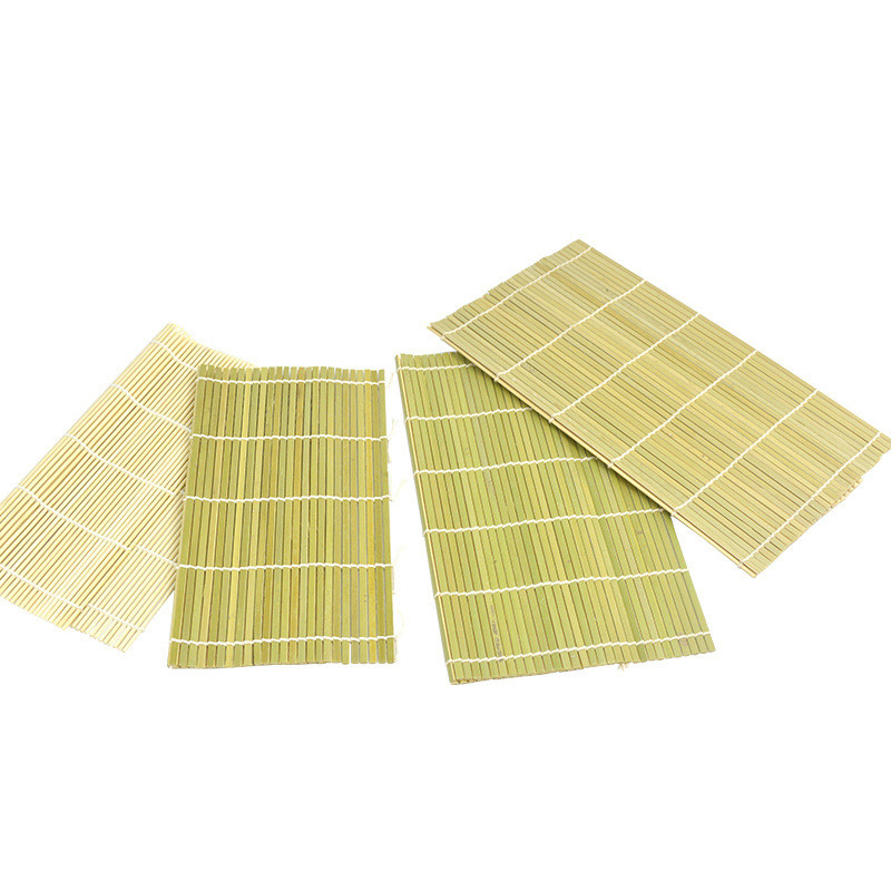 Disposable Green Bamboo Sushi Rolling Matt Sheet 24x24cm
