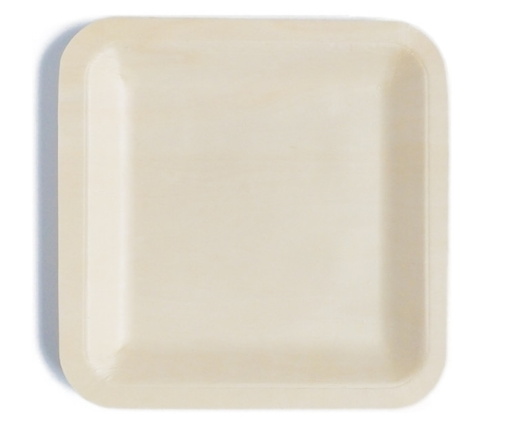 5.5inch Organic Disposable Bamboo Camping Plates For Catering Supplies