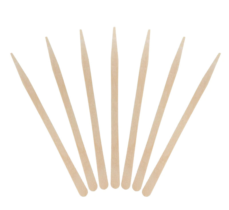 Natural 3.5 Inch Disposable Royal Wooden Sandwich Pick Burger Sticker For Food Eating